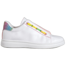 SHELOVET Trendiga sportskor vit