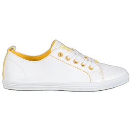 Ideal Shoes Mode sportskor vit