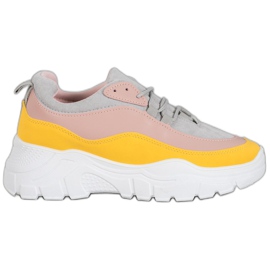 SHELOVET Färgglada sneakers mångfärgad