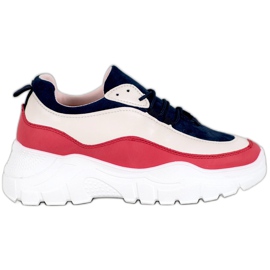 SHELOVET Färgglada sneakers mångfärgad