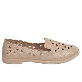 Guldformade ballerinor JX79P Guld gyllene