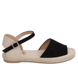 Svart BB28P Svart espadriller brun