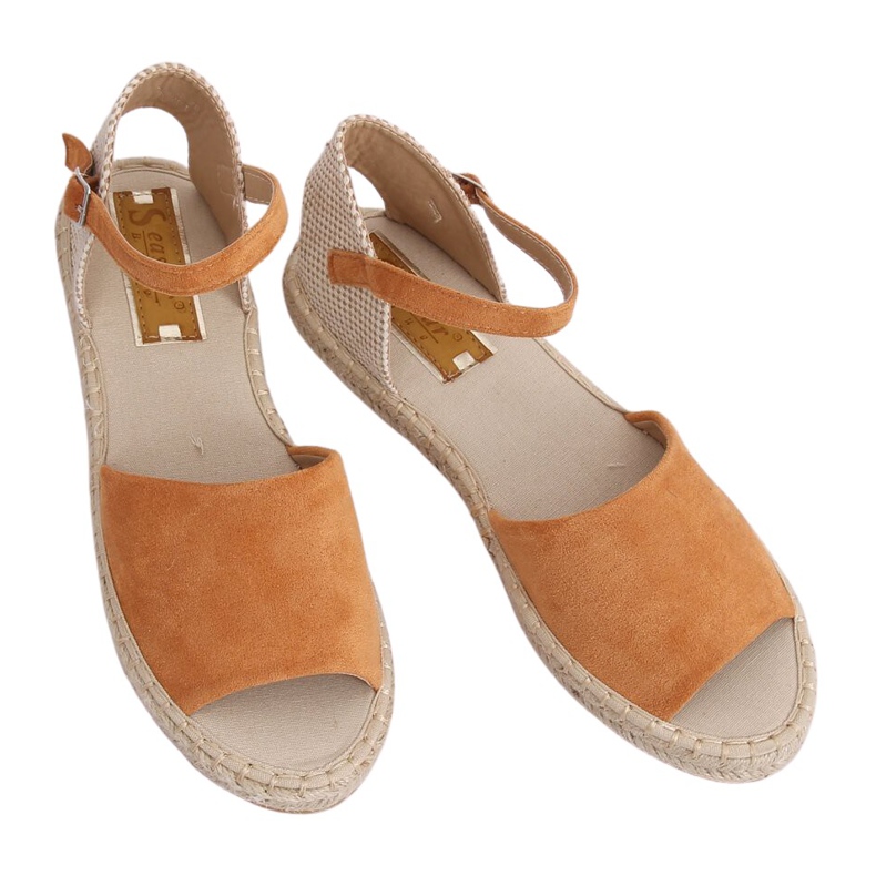 Espadrilles cut kamel BB28P Camel brun