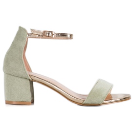 Seastar Sandaler Med Guldrem grön