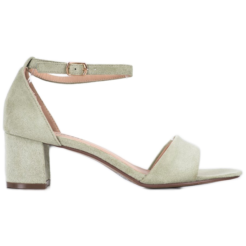 Seastar Bekväma högklackade sandaler grön