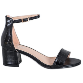 Seastar Sandaler med ekoläder svart