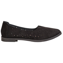 Seastar Slip-on Openwork-skor svart