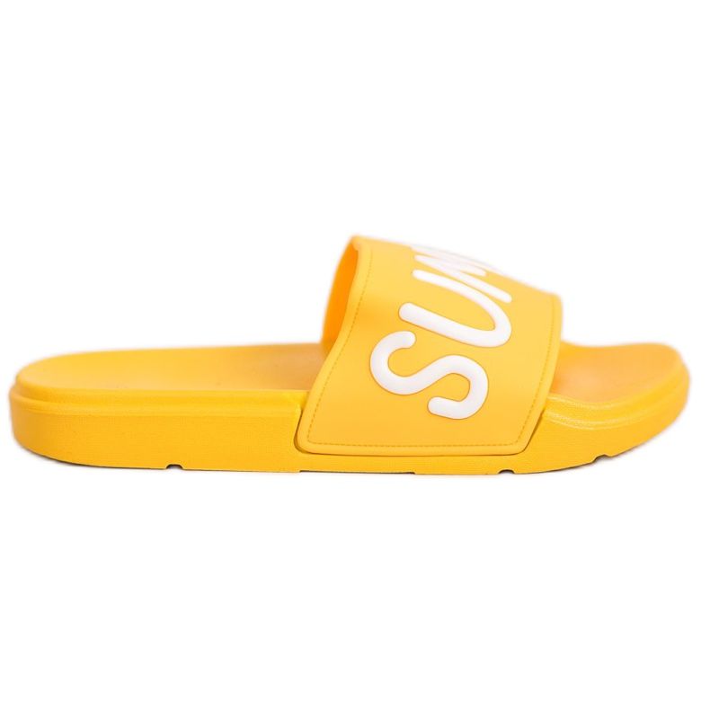 SHELOVET Gummi tofflor gul