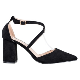 Diamantique Pumpar På En Pelare svart