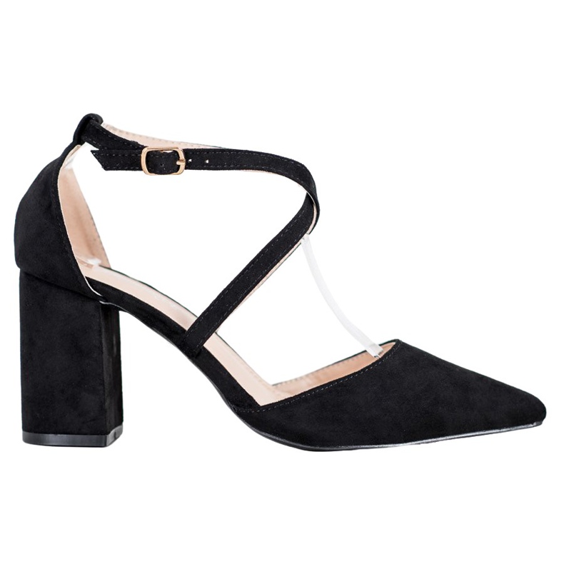 Diamantique Pumpar På En Pelare svart