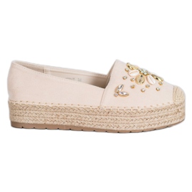 Seastar Espadrilles med prydnader brun