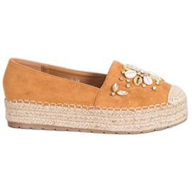 Seastar Espadrilles med prydnader brun