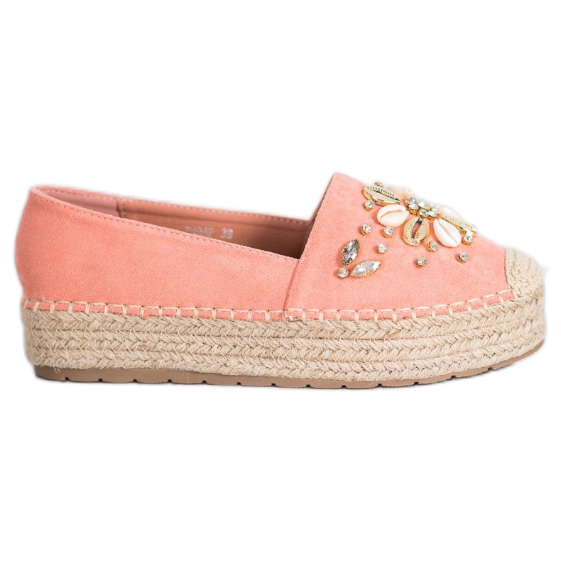Seastar Espadrilles med prydnader rosa