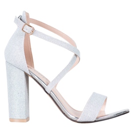 Seastar Glänsande sandaler grå