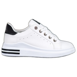 SHELOVET Trendiga sportskor vit