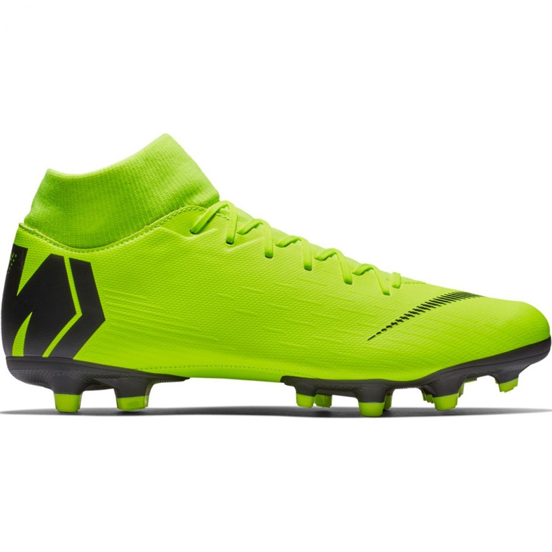 Nike Mercurial Superfly 6 Academy FG / MG M AH7362 701 fotbollsskor marinblå grön