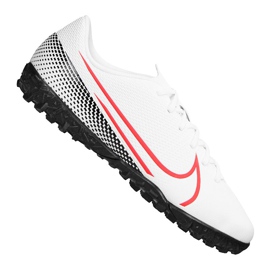 Nike Vapor 13 Academy Tf Jr AT8145-160 fotbollsskor vit flerfärgad