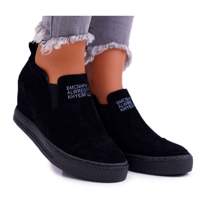 Dam Snekers Sneakers Lu Boo Slip-on Black Kaori svart