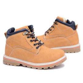 Vico Barnens varma skor med fleece Camel Billy brun