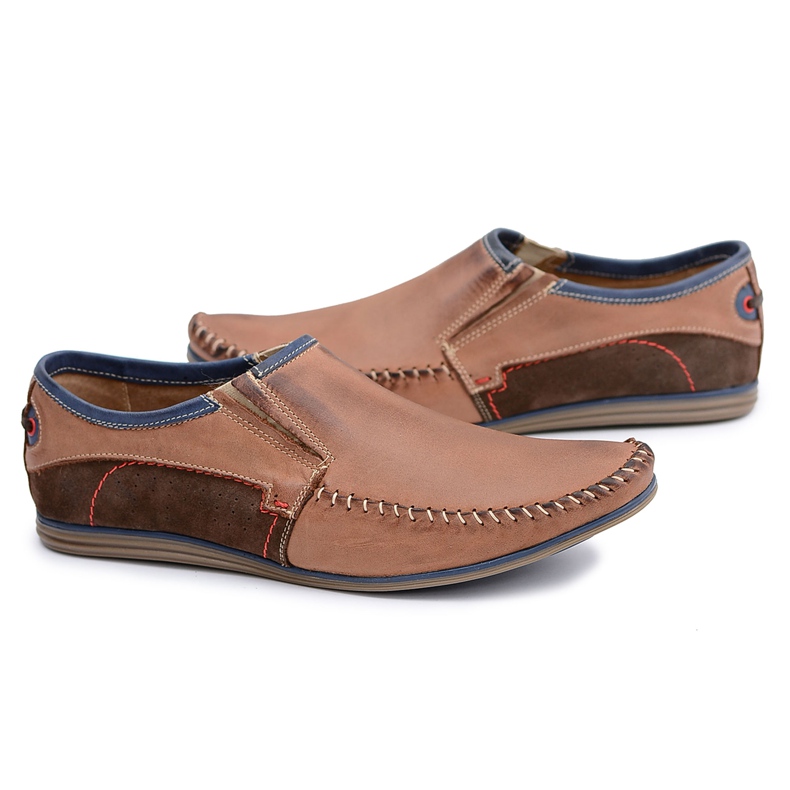 KOMODO Slip-on polska herrloafers läderbrun Teodoro