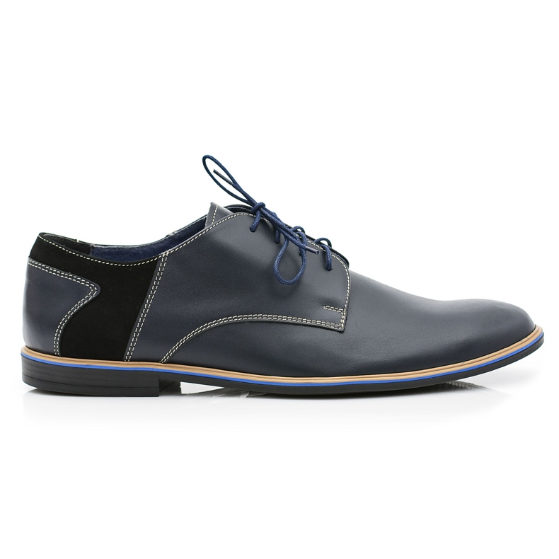 Bednarek Polish Shoes Herr Brogues Bednarek Elegant läder Marinblått Biagio