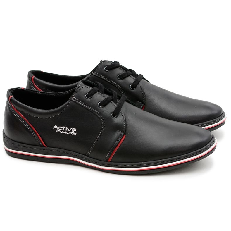 Joker Svarta läderskor från Marko