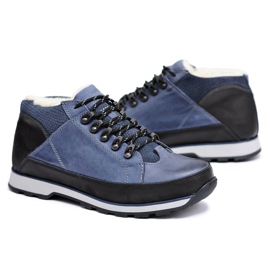 KOMODO Varma marina stövlar för män Trafer marinblå