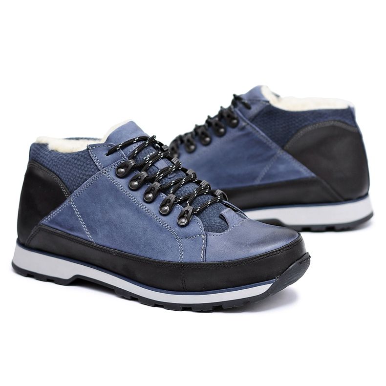 KOMODO Varma marina stövlar för män Trafer marinblå