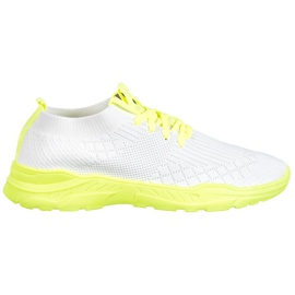 Seastar Lätta sportskor vit gul