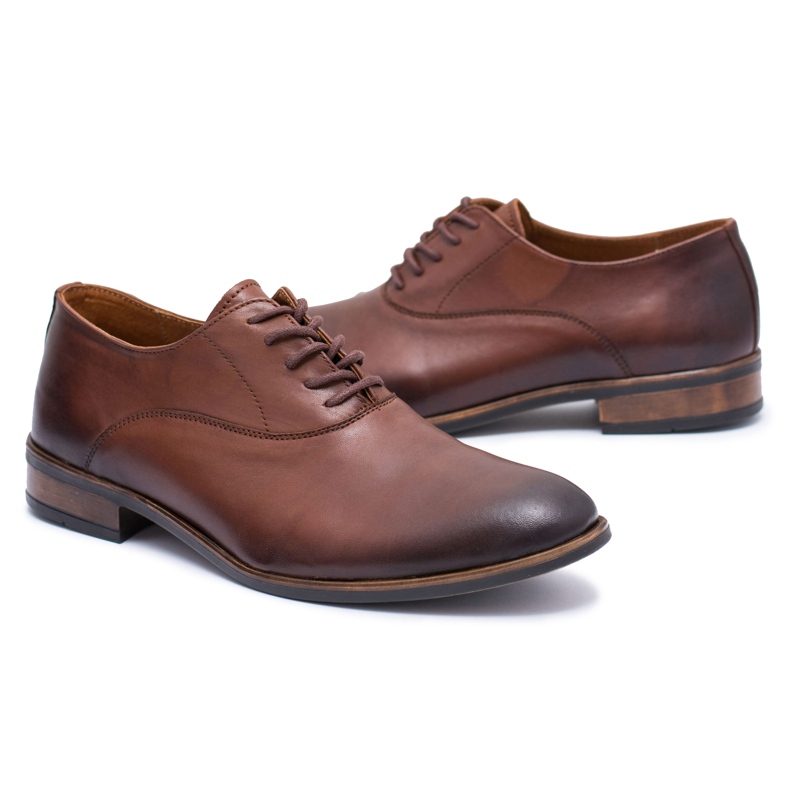 Bednarek Polish Shoes Herr Brogues Bednarek Formella läderskor Brown Clark brun