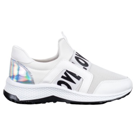 Seastar Slipons på kärleksplattformen vit