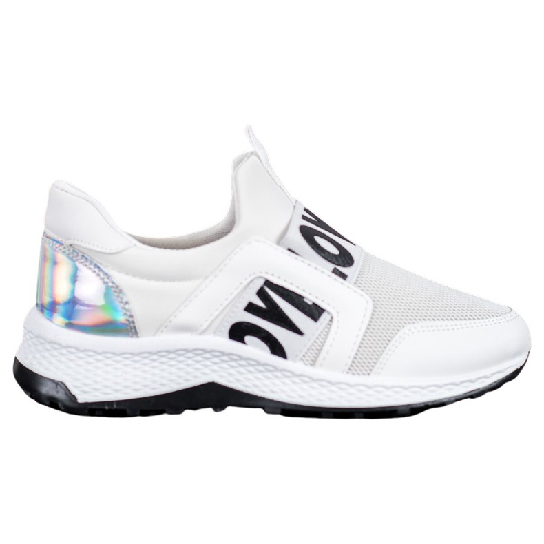 Seastar Slipons på kärleksplattformen vit