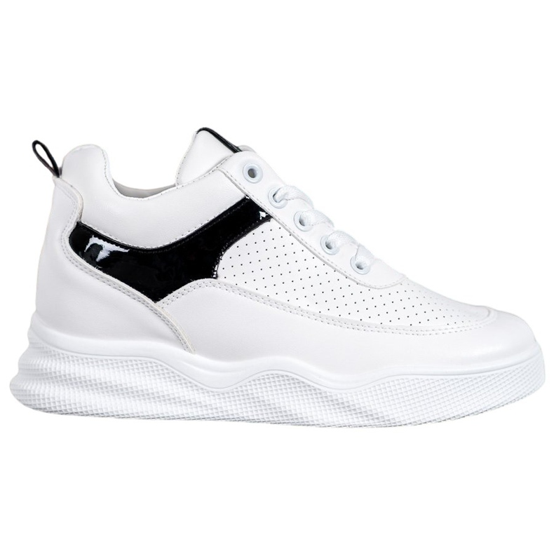 Renda Eco Leather Sneakers vit