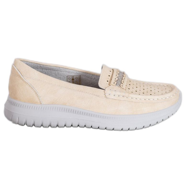 Small Swan Loafers på plattformen brun