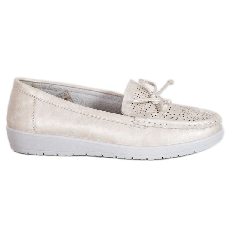 SHELOVET Bekväma loafers gyllene