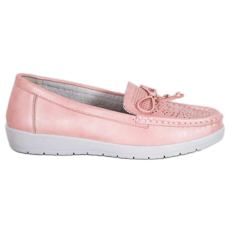 SHELOVET Bekväma loafers rosa