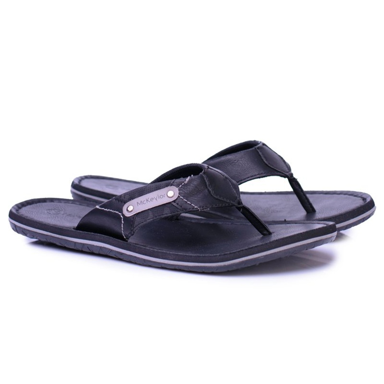 Mckeylor Svarta lätta Ayumu-flip-flops