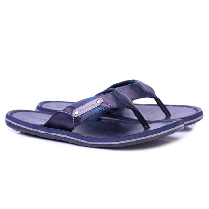Mckeylor Marinblå ljusa Ayumu flip-flops