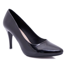 Sergio Leone lackerade pumps Stilettos Svart Greca
