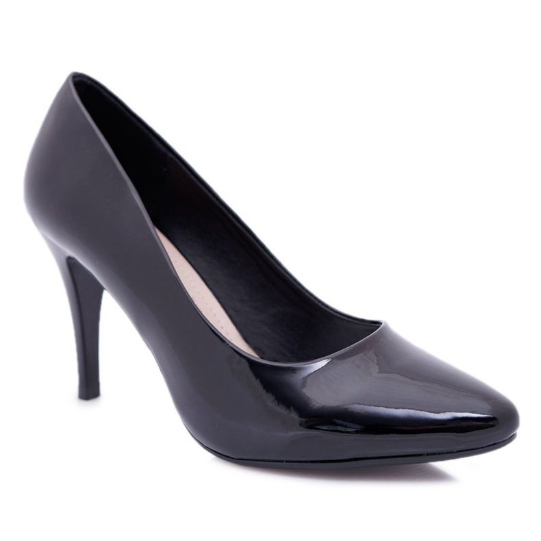 Sergio Leone lackerade pumps Stilettos Svart Greca