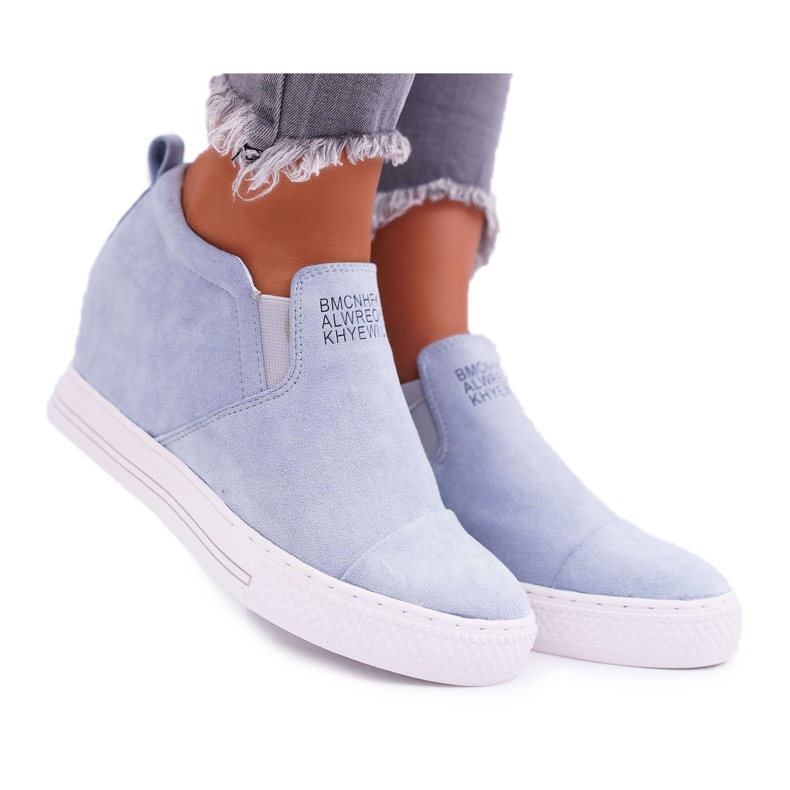 Dam Snekers Sneakers Lu Boo Slip Blue Kaori blå