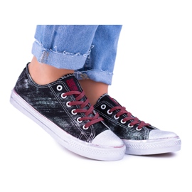Big Star Black Silver Plated Sneakers BB274013 svart