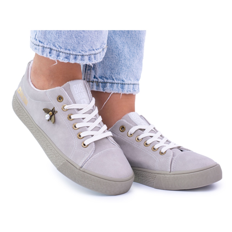 Big Star Dam Grå Varma Sneakers Sneakers Monokolor BB274062