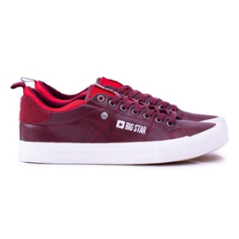 Big Star Herr Burgundy Sneakers BB174011 röd