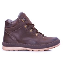 Mario Boschetti Brun läder Mäns varma stövlar Abelo