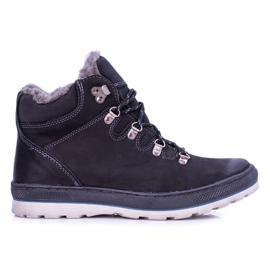 Mario Boschetti Svart läder mäns varma stövlar Abelo