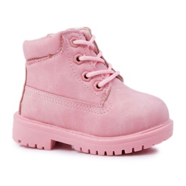 FRROCK Barn Trappers stövlar Powder Pink Dexter rosa