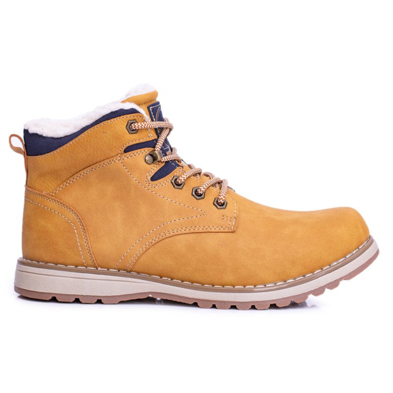 Vico Varma herrvandringsskor med Camel Nuss -fleece brun