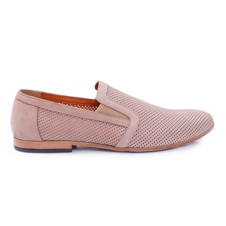 Beige Bednarek Munero Slip-On Loafers för män