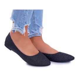 PS1 Kvinnors Ballerina Glitter Svart Fifi